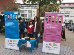 Unser Stand auf dem Rieselfeldmarkt