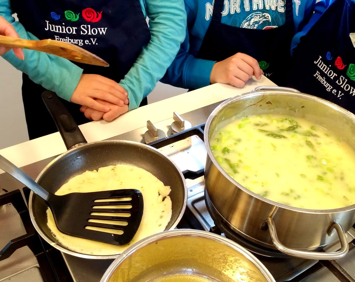 Kochen im Slow Mobil